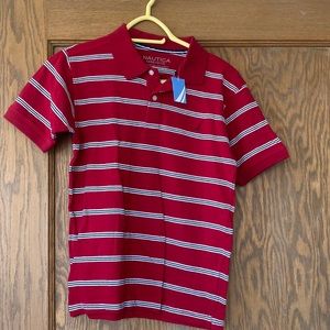 Nautical polo shirt youth 10/12 NWT